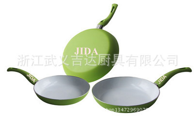 【Aluminum Ceramic Fry pan陶瓷煎盘】价格,厂家,图片,其他锅及配件,浙江武义吉达厨具-